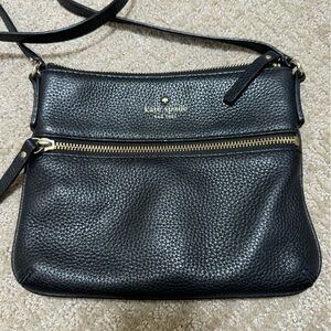 Kate Spade black leather crossbody
